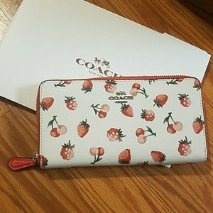 coach strawberry purse